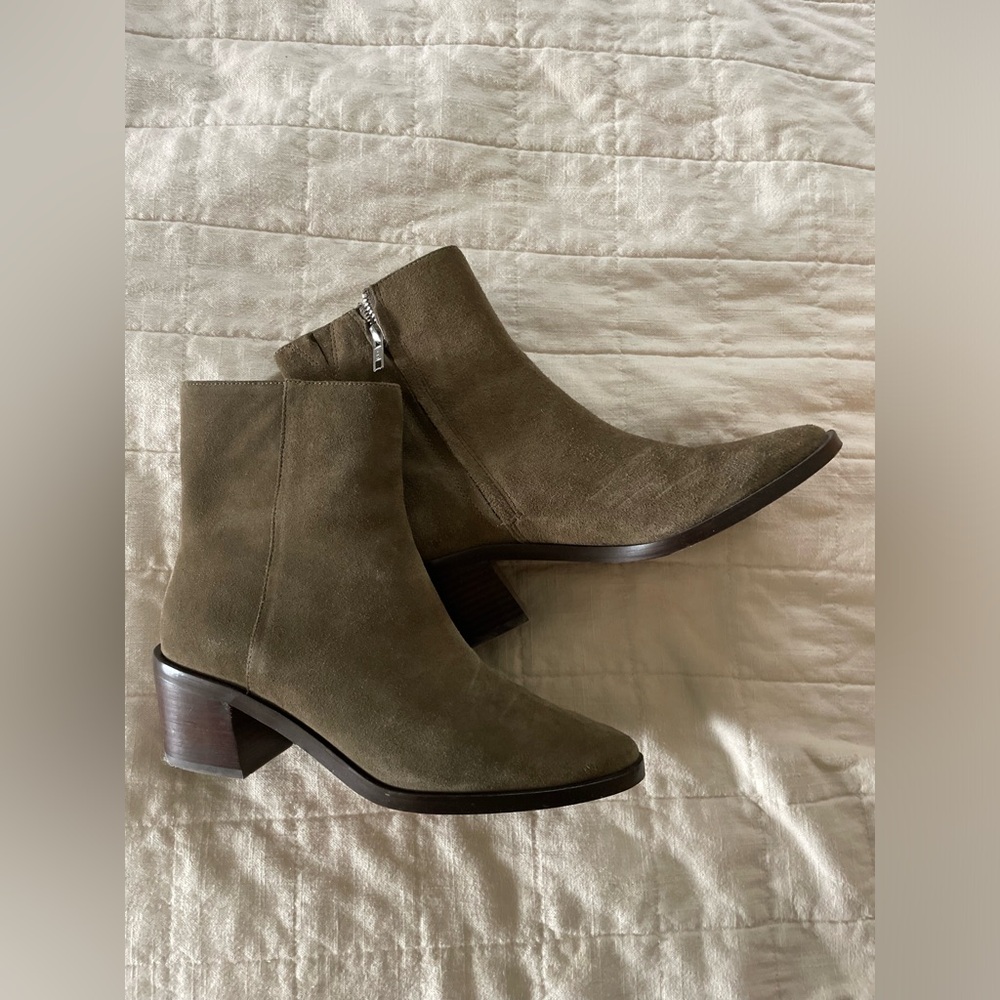 Madewell Olive Ankle Boots